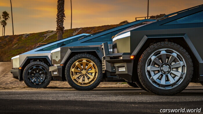 The Only Place These 24-Inch Cybertruck Wheels Should Be Is In Your Wallet | Carscoops